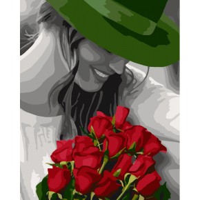 Набор для росписи по номерам "Цветы любимой" 40*50 см (КНО4705)