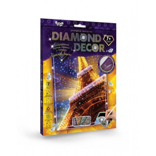 Набір креативної творчості "DIAMOND DECOR" (20) (DD-01-01,02..07,09,10,11)