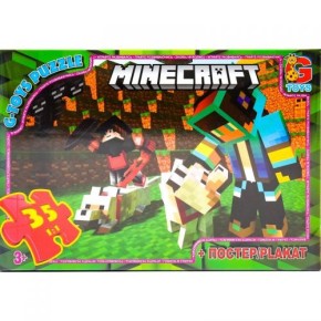 Пазли ТМ "G-Toys" із Серії "Minecraft" (майнкрафт), 35 ел. (MC783)