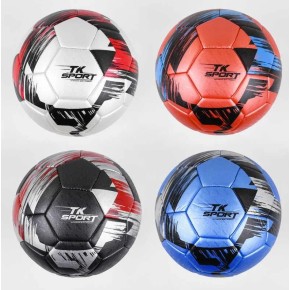 М'яч футб. C44769 "TK Sport", 3 види, матові, 330-350 г, матеріал PU, балон гумовий / 60 / 125957