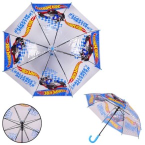 Дитяча парасолька Hot Wheels, р-р трості - 66 см, діаметр в розкритому вигляді - 80 см / 60 / (PL8206)131563