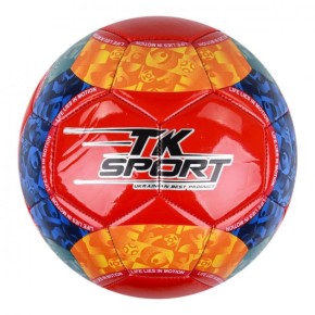 М'яч футбольний "TK Sport", 4 види, вага 330-350 грам, матеріал м'який PVC, балон гумовий / 60 / (C44451)125951