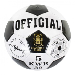 М'яч Футбольний №5 - 1 вид, матеріал PVC, 280 грам, гумовий балон / 100 / (C40089)107125