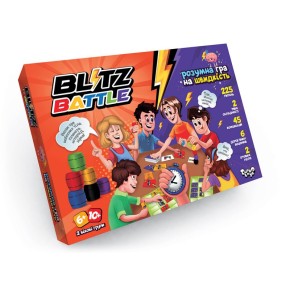 Настільна розважальна гра "Blitz Battle" укр Пок. /10/ (G-BIB-01-01U)131201