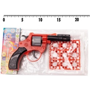 Револьвер під пістони, в комплекті: 9 пістонів на 8 пострілів, 13*10 см, (118)137057