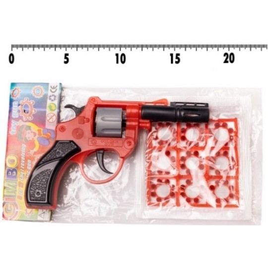 Револьвер під пістони, в комплекті: 9 пістонів на 8 пострілів, 13*10 см, (118)137057
