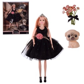 Кукла "Emily" с аксессуарами, в коробке - 28.5*6.5*36 см, р-р игрушки - 29 см (QJ101B) 136914