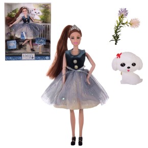 Кукла "Emily" с аксессуарами, в коробке - 28.5*6.5*36 см, р-р игрушки - 29 см (QJ102D) 136915