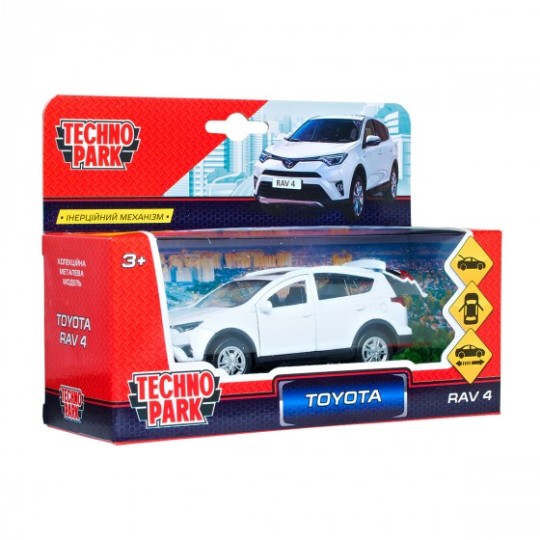 Автомодель TOYOTA RAV4 (білий, 1:32) (RAV4-WH)120332