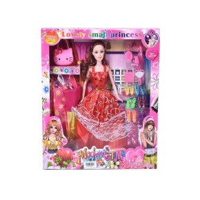 Кукла типа Барби с нарядами, аксессуарами в коробке 30*5*32,5 см /60-2/ KL858A6