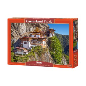 Кастор пазлы 500 "Вид на монастырь Такцанг, Бутан" 47*33 /20/ B-53445