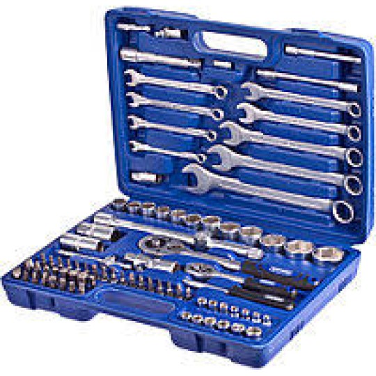 Універсальний набір головок для гайкових ключів та інструменту 1/4" & 1/2", 82 предмета Werker (UN-1082П