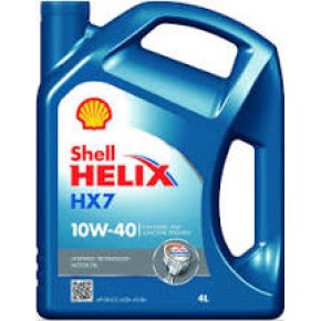 Масло SHELL HX7 Helix 4 L (10w40)