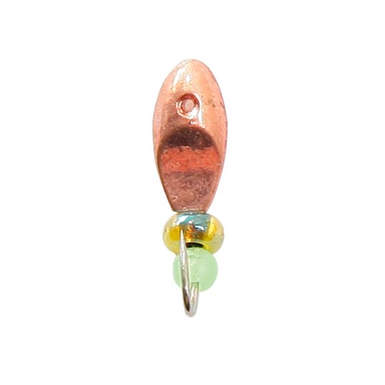 Мормишка вольфрамова "Овсінка з лискою" d=2.5 мідь (P3625-3)