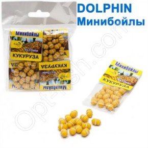Мінібойли Dolphin 6х10 мм кукурудза (10шт) (34464) ПОШТУЧНО