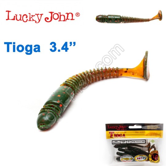 Віброхвіст 3,4 Tioga LUCKY JOHN*6 140127-085 (6) поштучно (33153)