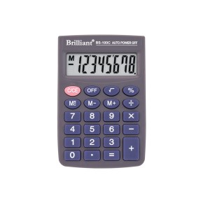 Калькулятор кишеньковий BS-100C 8р., 1-пит (BS-100C)