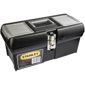 Ящик інструментальний "STANLEY", 400 x 209 x 183 мм (16"), пластмасовий, з металевими замками (1-94-857)