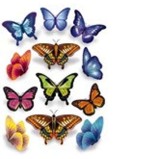 Наклейка декоративна №37 (Метелики)
