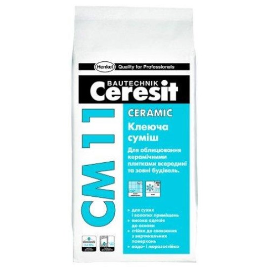 Клей для плитки "Ceresit" СМ-11 5 кг