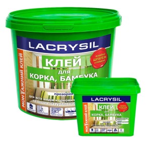 Клей для пробки, бамбука, настенных покрытий (1кг) (Lacrysil)