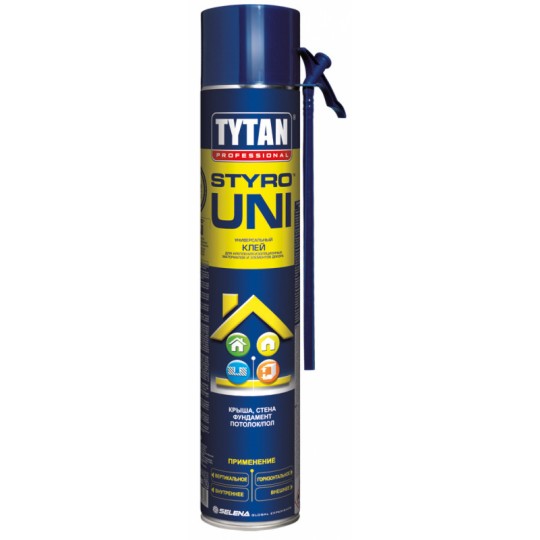 Піна монтажна TYTAN універсальний ПУ O2 Styro UNI (клей)