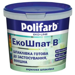 Шпаклівка Екошпат Polifarb 1.5 кг