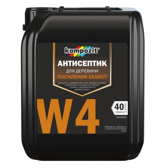Антисептик W4 для усиленной защиты "Kompozit" (1 л)
