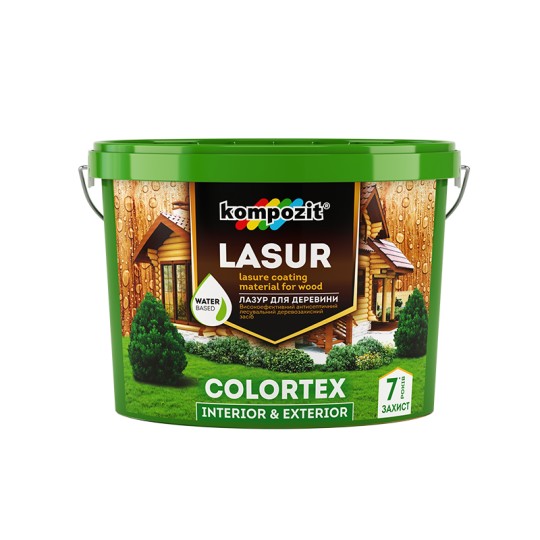 Лазурь для древесины COLORTEX "Kompozit" (красное дерево, 0,9 л)