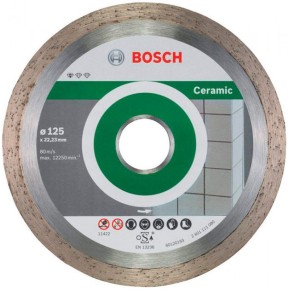 Алмазный диск Stnd Ceramic 1 шт 125/22,23 (2608603232)