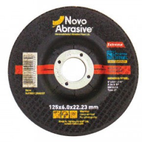 Круг шліфувальний для металу NOVOABRASIVE 1 14А 180 6,0 22,23 (WG18060)