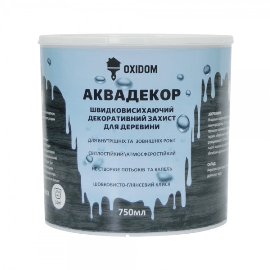 Oxidom Аквадекор бесцветный 0,75 л