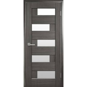 Дверное полотно Новый стиль Пиана 60 см Grey + стекло (33635)