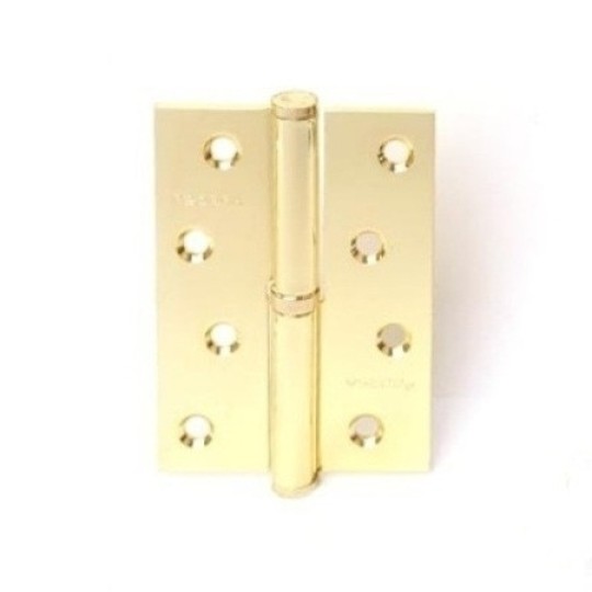 Петля дверная разъемная Апекс 100*62-B-G-L золото левая (15936) (00014434) (00020279)