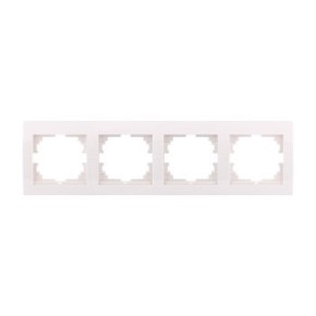 Рамка 4-я горизонтальная белый DERIY (702-0200-149)
