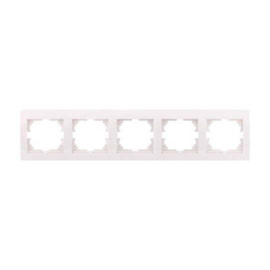 Рамка 5-я горизонтальная белый DERIY (702-0200-150)