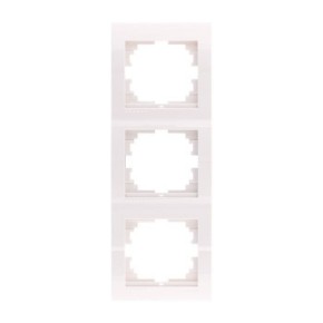 Рамка 3-а вертикальна білий DERIY (702-0200-153)
