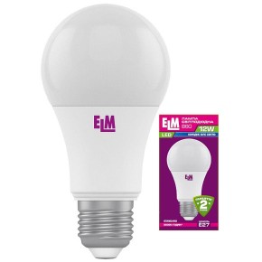 Лампа ELM Led B60 12W PA10L E27 4000 (18-0063)18-0043