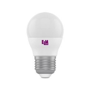 Лампа ELM Led сфера 4W PA10 E27 4000 D45 (18-0085)