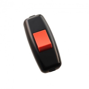 Выключатель навесной черно-красный 715-1121-611