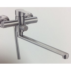 Змішувач ZEGOR SAP7-B097 для ванни нержавіюча сталь