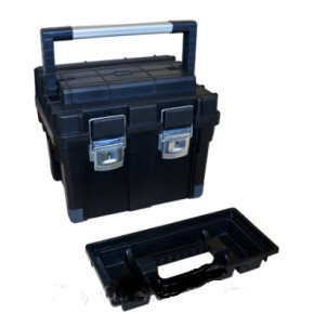 Ящик для инструментов пластмассовый 20", металлическая защелка, 450x350x350 мм (52-560)