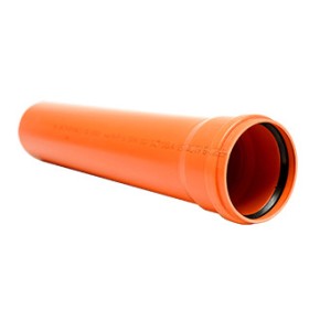 Труба ПВХ 110*3,2*1000мм (Інсталпласт) помаранчева