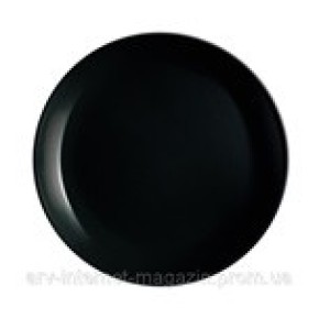 Тарілка LUMINARC DIWALI BLACK /19 см/десерт.P0789