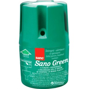 Бачок зелений д/миття унітаза 150г SANO