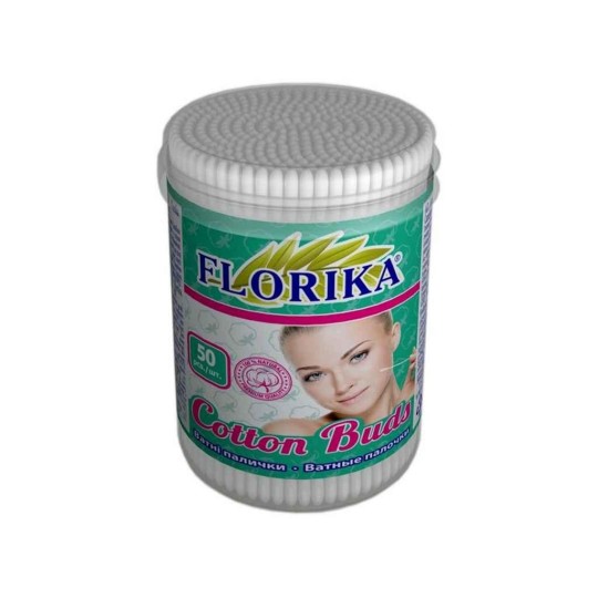 Ватные палочки Florika 50 штук в банке