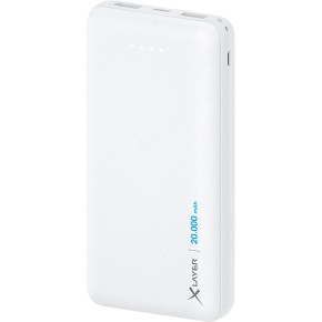 Универсальная мобильная батарея XLayer Micro 20000mAh, USB-C, 2xUSB-A (217286)